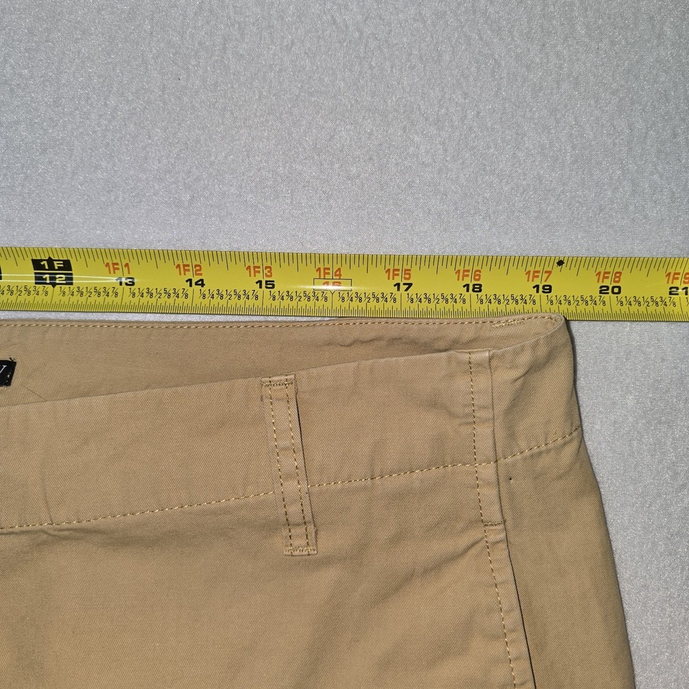 J Crew Re-Imagined Cotton Chinos 33x29 Khaki Flat Front Pants Fair Trade... - Picture 8 of 10